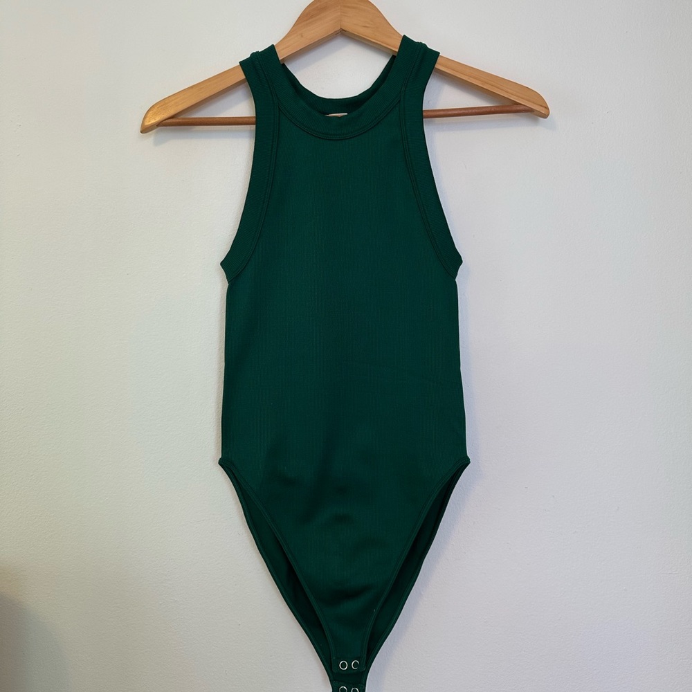 Forever 21 Forest Green Bodysuit